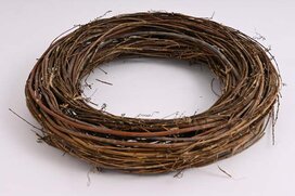 veniec prútený 50 cm, PRÍRODNÁ
