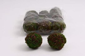 guľa prútená s machom 5 cm