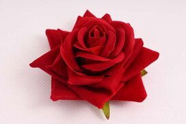 ruža zamatová 9 cm