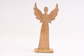 anjel drevený 43 x 21 cm