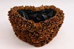 obal srdce šiškový s fóliou 14 x 33 x 33 cm