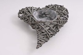 srdce prútené 11 x 38 x 30 cm
