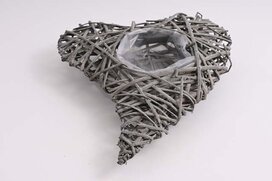 srdce prútené 11 x 40 x 35 cm